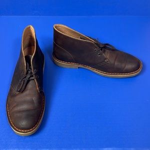 Men’s Clarks Desert Leather Lace Up Boots 9